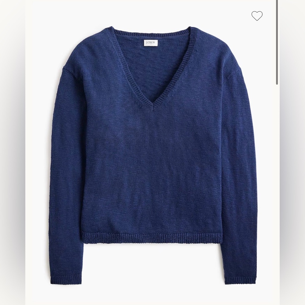 NWT J.Crew Factory V-neck beach sweater